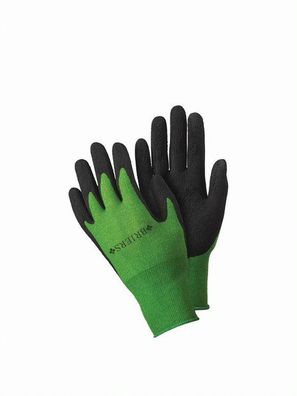 Gartenhandschuhe Bamboo Grips Gr. 8 Soft Grip Qualitäts Handschuhe grün-schwarz