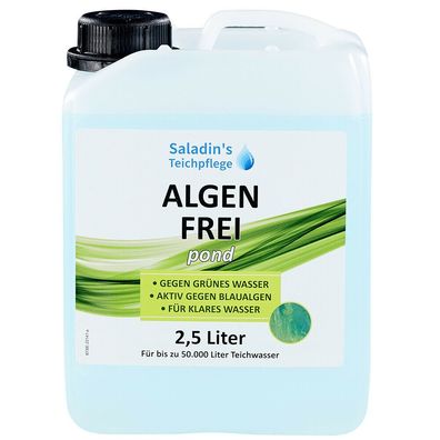 Algenmittel gegen grünes Wasser - 2,5 Liter für 50 m³