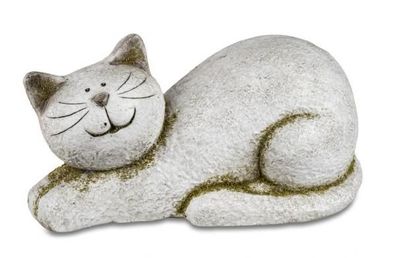 Katze Figur liegend 34 cm