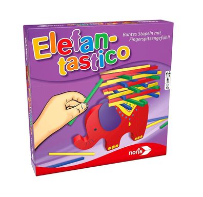 Noris 606011640 Elefantastico Kinderspiel Geschicklichkeitsspiel Familienspiel