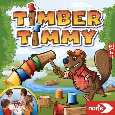 Noris 606061856 Timber Timmy Gesellschaftsspiel Familienspiel Kinderspiel NEU