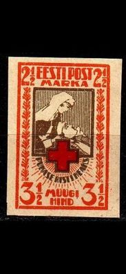Estland Estonia [1921] MiNr 0029 B ( * * / mnh ) Rotes Kreuz