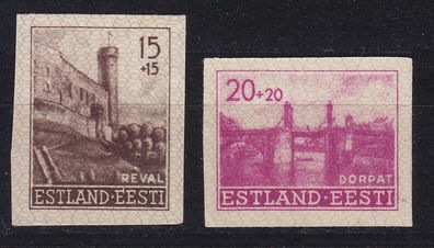 Estland Estonia [1941] MiNr 0004 U ex ( oG/ no gum ) [01] Deutsche Besetzung