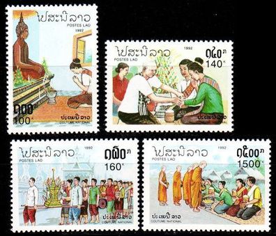 LAOS [1992] MiNr 1333-36 ( * */ mnh ) Religion