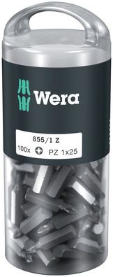 Wera 855/1 Z DIY 100 Bits, PZ 1 x 25 mm 05072443001
