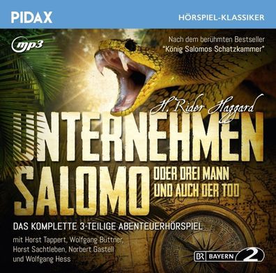 Unternehmen Salomo - Das komplette 3-teilige Abenteuerhörspiel [CD] Neuware