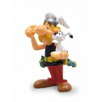 Plastoy 60566 Asterix & Obelix Asterix mit Idefix Gallier