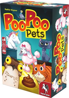 Pegasus Spiele 18338G Poo Poo Pets deutsch englisch Würfelspiel