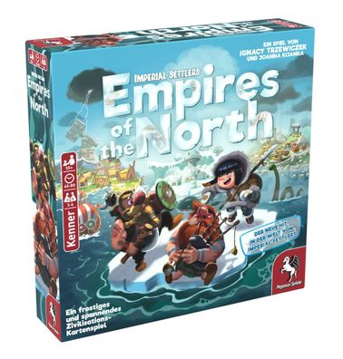 Pegasus Spiele 51971G Empires of the North Kartenspiel Spiel Völker