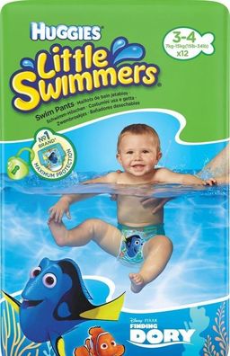 Huggies Swimmer Gr??e 3-4 Swim Pants Finding Dory Schwimmwindeln 12 St?ck