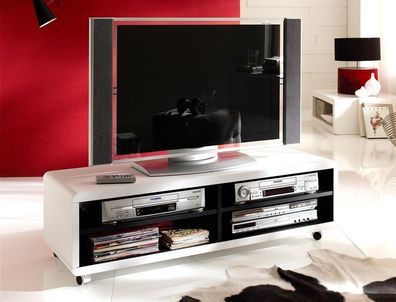 Lowboard Jerome XL 120x35x39 cm weiß TV-Board TV-Möbel TV-Schrank