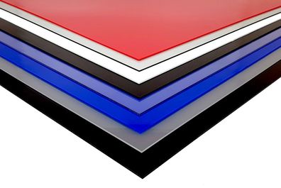 Plexiglas Acrylglas Platte 3mm diverse Farben und Formate Plexiglas® XT