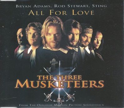CD-Maxi: All for love - The three Musketeers (1994) A&M Records 580 477-2