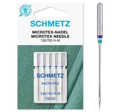 Schmetz | Microtex Nadeln | 5er Packung 130/705H-M