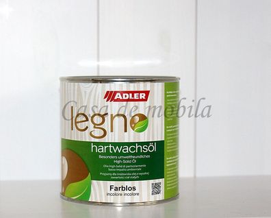 Hartwachs-Öl LEGNO 750ml Wachsöl Möbel-öl politur Holzböden Tischplatten Pflegeöl