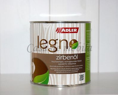 Möbel Zirben-Öl LEGNO 750ml Arven-Öl Holz Zirbelkiefer-Öl Pflegeöl schrank, kommode