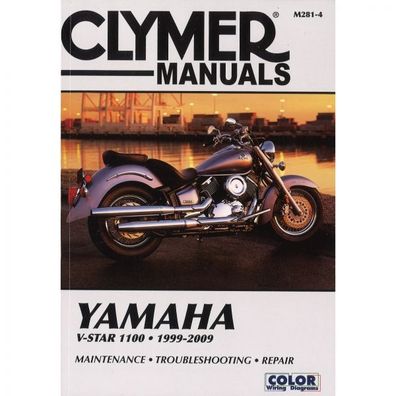 Yamaha V-STAR 1100 (1999-2009) Reparaturanleitung Clymer