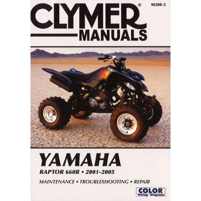 Yamaha Raptor 660R (2001-2005) Quad Reparaturanleitung Clymer