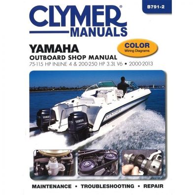 Yamaha Außenborder 75-115 PS Inline 200-250 2000-2013 Reparaturanleitung Clymer