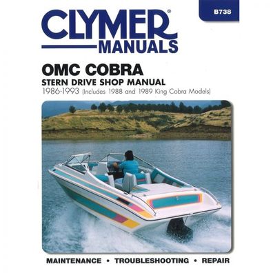 OMC Cobra Innenbord Z-Antrieb Stern Drive 1986-1993 Reparaturanleitung Clymer