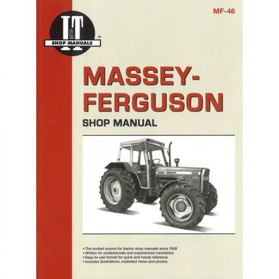 Massey Ferguson MF340 MF350 MF355 MF360 MF399 Traktor Reparaturanleitung I&T
