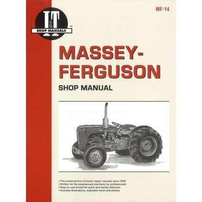 Massey Ferguson u.a. TO35 F40 MH50 MHF202 MF35 Traktor Reparaturanleitung I&T