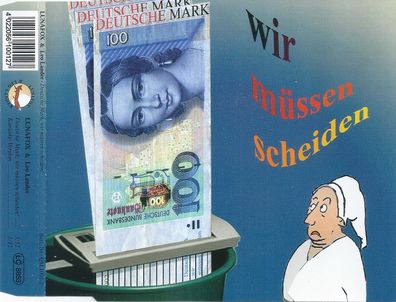 CD-Maxi: Lunafox & Leo Lander: Deutsche Mark, wir müssen scheiden (2001) QM 1001-2