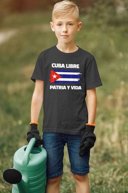 Kinder T-Shirt Unisex-Patria Y Vida Cuba Libre Movement Se Acabo