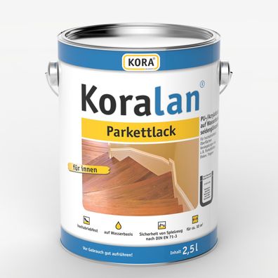 Kora Koralan Parkettlack 0,75 Liter farblos