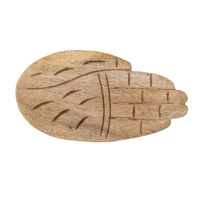 Bloomingville - Mau Tray Deko Tablett aus Mangoholz, Hand als Serviertablett aus Holz