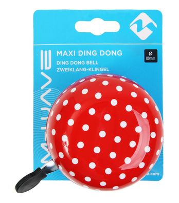 MWave Maxi Ding Dong 80mm FahrradKlingel XXL FahrradGlocke Zweiklang Bell