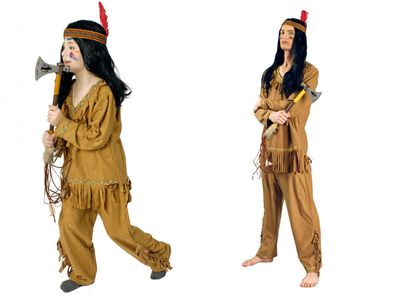 Indianer Kostüm Herren Kinder Indianerkostüm Karneval Fasching Western