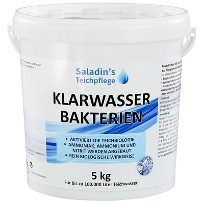 Filterstarterbakterien 5 kg für 100 m³ - Teichpflege