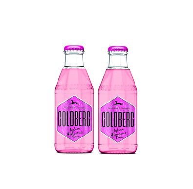 Goldberg Indian Hibiscus Tonic Water 2er Set - 2x200ml inkl. Pfand Mehrweg