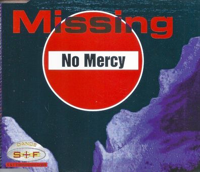 CD-Maxi: No Mercy: Missing (1996) Dance S + F - CDM 2031