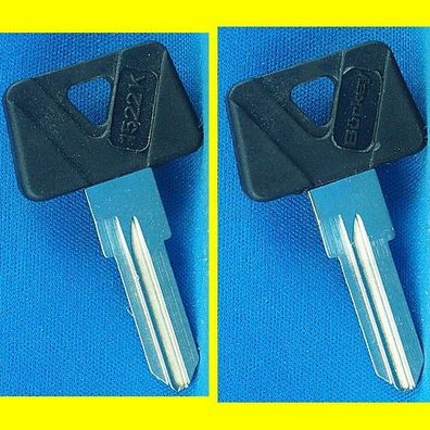 Schlüsselrohling Börkey 1522 K mit Kunststoffkopf für Alarmanlagen, Aprilia, Benelli+