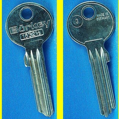 Schlüsselrohling Börkey 1632 1/2 Profil 3 für verschiedene Profilzylinder von Evva