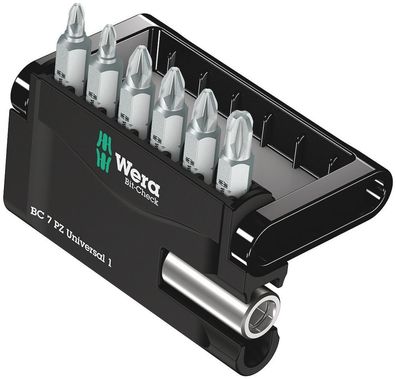 Wera Bit-Check 7 PZ Universal 1 SB, 7-teilig 05073536001