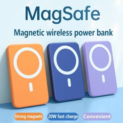 NEUE Magnetische Schnelle Wireless MagSafe Batterie Power Bank für Apple iPhone