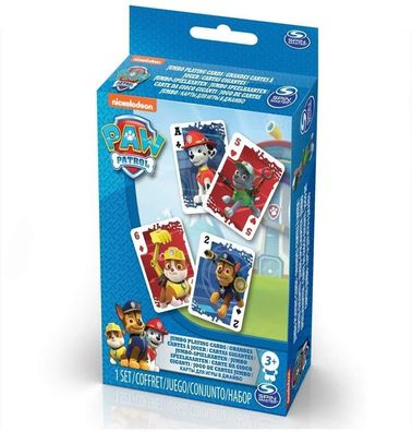 Spinmaster Paw Patrol - Jumbo-Spielkarten (52 Blatt) Kartenspiel Kinder Spiel