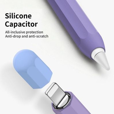 NEW Weiche Silikon Schutzhülle Stift Abdeckung für Apple Pencil 1 Gen. 2Gen