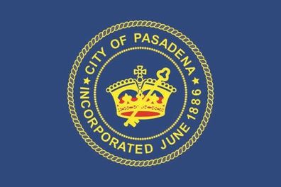 Fahne Flagge Pasadena City (Kalifornien) Premiumqualität