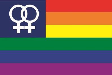 Fahne Flagge Regenbogen Lesbisch Premiumqualität