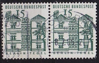 Germany BUND [1964] MiNr 0455 2er ( O/ used ) Bauwerke