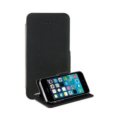 Vivanco Casual Wallet Book-Case für Apple iPhone SE/5S/5 mit 2 Kartenfächern