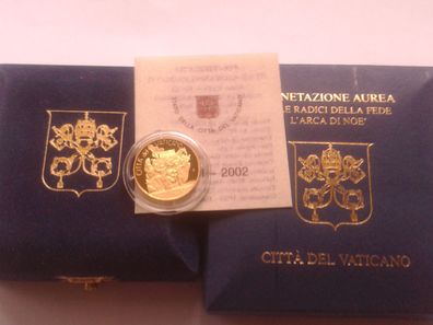 Original 20 euro 2002 PP Gold Vatikan Papst Johannes Paul II. Altes Testament