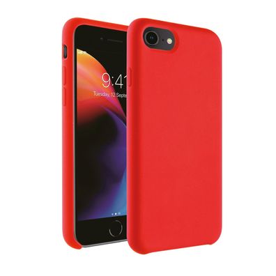 Vivanco Soft Case Hülle für Apple iPhone SE/8/7/6S Hard shell Soft Rot