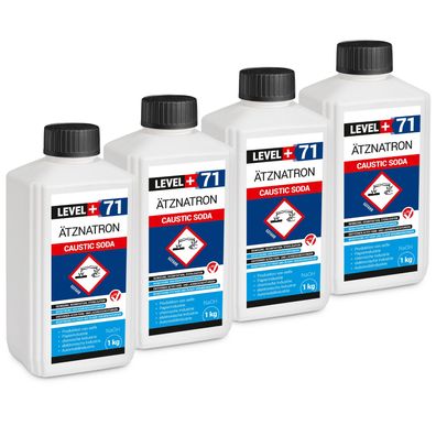 4 kg kaustisches Soda Natriumhydroxid NaOH, Ätznatron sichere Verpackung RM71
