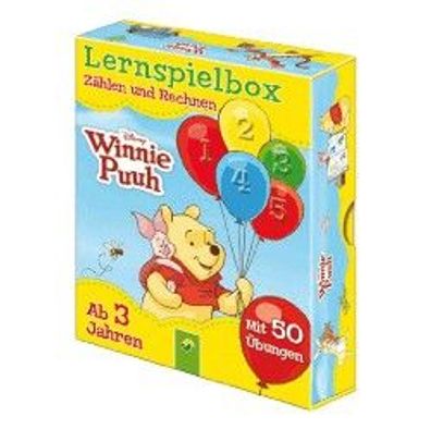 Disney Lernspielbox - Winnie Puuh Zählen und Rechnen mit 50 Übungen Karten ab 3 Jahre
