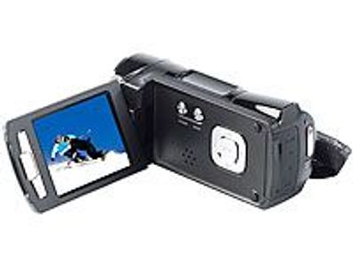 Somikon Full-HD-Camcorder DV-812. HD 6,9-cm-Display (2,7") 12MP & HDMI + 16GB SD